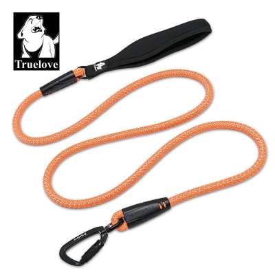 Nylon Hands Free Rope Dog Leash Pet Leash Reflective Dog Lead With Carabiner