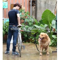 Metal nylon bike dog leash/dog bike lead for bicycle